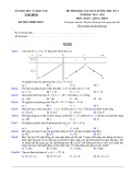 Đề thi học kì 1 môn Toán lớp 12 năm 2022-2023 - Sở GD&ĐT Nam Định