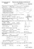 Đề thi học kì 1 môn Toán lớp 12 năm 2022-2023 có đáp án - Sở GD&ĐT Thái Bình