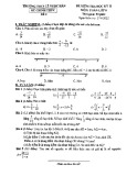 Đề thi học kì 2 môn Toán lớp 6 năm 2021-2022 - Trường THCS Lê Ngọc Hân