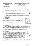 Đề thi học sinh giỏi cấp tỉnh môn Vật lí lớp 12 năm 2022-2023 có đáp án - Sở GD&ĐT Vĩnh Long