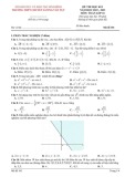 Đề thi học kì 1 môn Toán lớp 10 năm 2022-2023 - Trường THPT chuyên Lương Văn Tụy, Ninh Bình