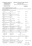 Đề thi học kì 2 môn Toán lớp 7 năm 2021-2022 có đáp án - Sở GD&ĐT Quảng Nam