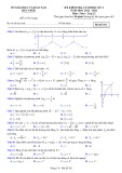 Đề thi học kì 1 môn Toán lớp 12 năm 2022-2023 có đáp án - Sở GD&ĐT Bắc Ninh