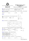 Đề thi học kì 1 môn Toán lớp 12 năm 2022-2023 có đáp án - Trường THPT Lương Thế Vinh, Hà Nội