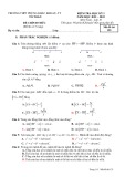 Đề thi học kì 1 môn Toán lớp 10 năm 2022-2023 có đáp án - Trường THPT Phùng Khắc Khoan, Hà Nội