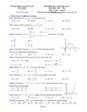 Đề thi học kì 1 môn Toán lớp 10 năm 2022-2023 có đáp án - Sở GD&ĐT Bắc Ninh