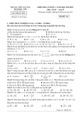 Đề thi học kì 1 môn Toán lớp 10 năm 2022-2023 có đáp án - Trường THPT Quế Sơn