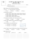 Đề thi học kì 2 môn Toán lớp 3 năm 2021-2022 - Trường Tiểu học Mỹ Lộc