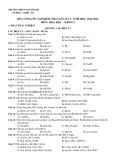 Đề cương ôn tập giữa học kì 1 môn Hóa học lớp 11 năm 2022-2023 - Trường THPT Nguyễn Du