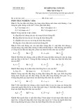 Đề kiểm tra học kì 1 môn Vật lý lớp 11 năm 2022-2023 có đáp án - Trường THPT Uông Bí