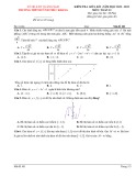 Đề thi giữa học kì 1 môn Toán lớp 12 năm 2022-2023 có đáp án - Trường THPT Huỳnh Thúc Kháng – Quảng Nam