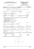 Đề thi giữa học kì 1 môn Toán lớp 12 năm 2022-2023 có đáp án - Trường THPT Lương Ngọc Quyến – Thái Nguyên
