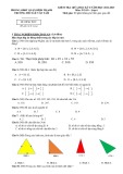Đề thi giữa học kì 1 môn Toán lớp 6 năm 2022-2023 có đáp án - Trường THCS Lê Văn Tám – TP HCM