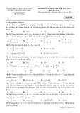 Đề thi giữa học kì 1 môn Toán lớp 11 năm 2022-2023 có đáp án - Trường THPT Phan Ngọc Hiển – Cà Mau