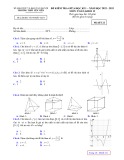 Đề thi giữa học kì 1 môn Toán lớp 12 năm 2022-2023 có đáp án - Trường THPT Yên Viên – Hà Nội