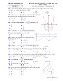 Đề thi giữa học kì 1 môn Toán lớp 12 năm 2022-2023 có đáp án - Trường THPT A Hải Hậu – Nam Định