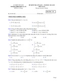 Đề thi giữa học kì 1 môn Toán lớp 11 năm 2022-2023 có đáp án - Trường THPT Ngô Gia Tự – Phú Yên