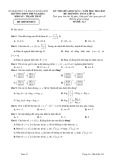 Đề thi giữa học kì 1 môn Toán lớp 12 năm 2022-2023 có đáp án - Trường THPT Phùng Khắc Khoan – Hà Nội