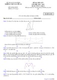 Đề thi giữa học kì 1 môn Toán lớp 12 năm 2022-2023 có đáp án - Trường THPT Nguyễn Du, Nam Định