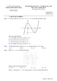 Đề thi giữa học kì 1 môn Toán lớp 12 năm 2022-2023 - Trường THPT Hướng Hóa – Quảng Trị