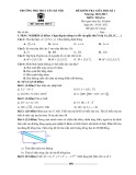 Đề thi giữa học kì 1 môn Toán lớp 6 năm 2022-2023 - Trường TH&THCS Tây Hà Nội