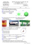 Đề thi giữa học kì 1 môn Hoá học lớp 10 năm 2022-2023 có đáp án - Trường THPT Huỳnh Ngọc Huệ