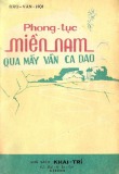 Tìm hiểu phong tục miền Nam qua mấy vần ca dao