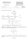 Đề kiểm tra giữa học kì 1 môn Toán lớp 12 năm 2022-2023 - Trường THPT Hồ Nghinh (Mã đề 020)