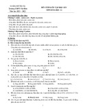 Đề cương ôn tập học kì 1 môn Hóa học lớp 12 năm 2021-2022 - Trường THPT Việt Đức
