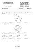 Đề kiểm tra giữa học kì 1 môn Toán lớp 12 năm 2022-2023 - Trường THPT Hồ Nghinh (Mã đề 023)