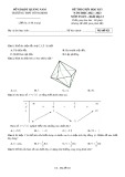 Đề kiểm tra giữa học kì 1 môn Toán lớp 12 năm 2022-2023 - Trường THPT Hồ Nghinh (Mã đề 021)