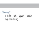 Bài giảng Công nghệ phần mềm: Chương 7 - ThS. Đinh Thị Lương