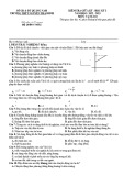 Đề thi giữa học kì 1 môn Vật lí lớp 10 năm 2022-2023 - Trường THPT Nguyễn Thái Bình