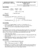 Đề thi chọn học sinh giỏi cấp huyện môn Toán lớp 9 năm 2022-2023 - Phòng GD&ĐT huyện Yên Phong