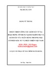 Luận văn Thạc sĩ Quản trị kinh doanh: Hoàn thiện công tác giám sát từ xa hoạt động tín dụng tại Ban kiểm tra và giám sát của Ngân hàng thương mại cổ phần Đầu tư và Phát triển Việt Nam