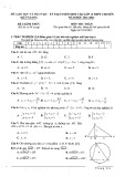 Đề thi tuyển sinh vào lớp 10 chuyên môn Toán năm 2021-2022 có đáp án - Sở GD&ĐT Kiên Giang