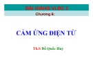 Bài giảng Vật lý đại cương 2: Chương 6 - Th.S Đỗ Quốc Huy