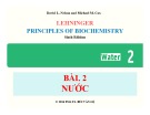 Bài giảng Nguyên lý hoá sinh: Bài 2 - PGS.TS. Bùi Văn Lệ