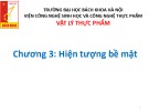 Bài giảng Vật lý thực phẩm: Chương 3 - Nguyễn Tiến Cường