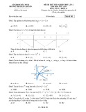 Đề thi thử THPT QG môn Toán năm 2022-2023 có đáp án (Lần 2) - Trường THPT Hàn Thuyên, Bắc Ninh (Mã đề 101)