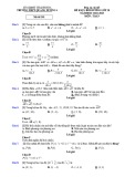 Đề thi KSCL môn Toán lớp 10 năm 2022-2023 có đáp án - Trường THPT Quảng Xương 4