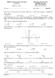 Đề kiểm tra giữa học kì 1 môn Toán lớp 12 năm 2022-2023 - Trường THPT Nguyễn Thái Bình (Mã đề 307)