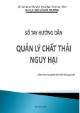 Sổ tay hướng dẫn quản lý chất thải nguy hại