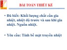 Bài giảng Quá trình và thiết bị CNTP 2: Tính toán thiết kế thiết bị