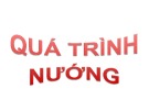 Bài giảng Quá trình và thiết bị CNTP 2: Quá trình nướng