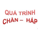 Bài giảng Quá trình và thiết bị CNTP 2: Quá trình chần - hấp