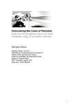 Master's thesis of Arts: Overcoming the curse of precision: exploring the ambiguous nature of visual perception using 3D animation software