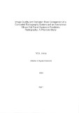 Master's thesis of Applied Science: Image quality and radiation dose comparison of a computed radiography system and an amorphous silicon flat panel system in paediatric radiography: a phantom study