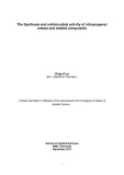 Master's thesis of Applied Science: The Synthesis and antimicrobial activity of nitropropenyl arenes and related compounds