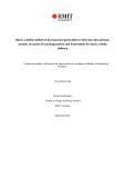 Master's thesis of Education: Music activities delivered by classroom generalists in Victorian state primary schools: Accounts of teaching practice and frameworks for music activity delivery